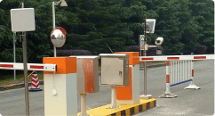 Barrel Gate with Car Plate Matching