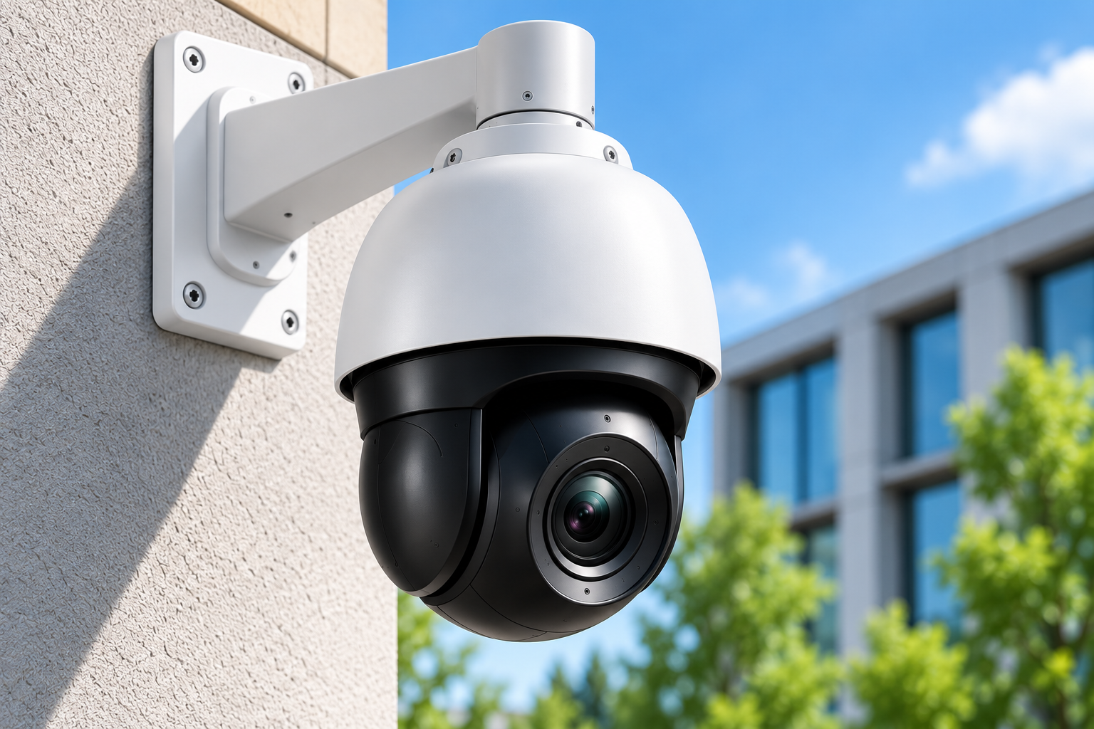Wall Mounted PTZ Security Camera